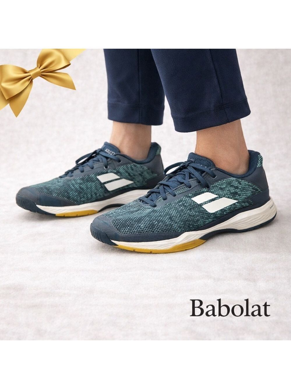 Babolat Jet Tere All Court Tennis Shoes Green Blue 13